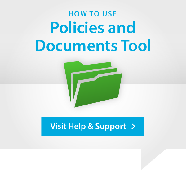 Policies and Documents Help and Support Advert